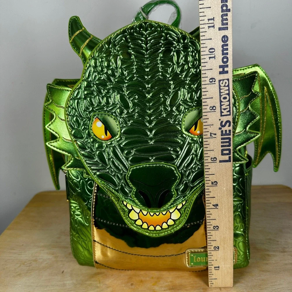 Loungefly Green Dragon Mini Backpack Books-A-Million‎ Exclusive Fourth Wing NWT